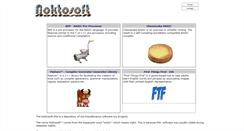 Desktop Screenshot of noktosoft.megafolio.com